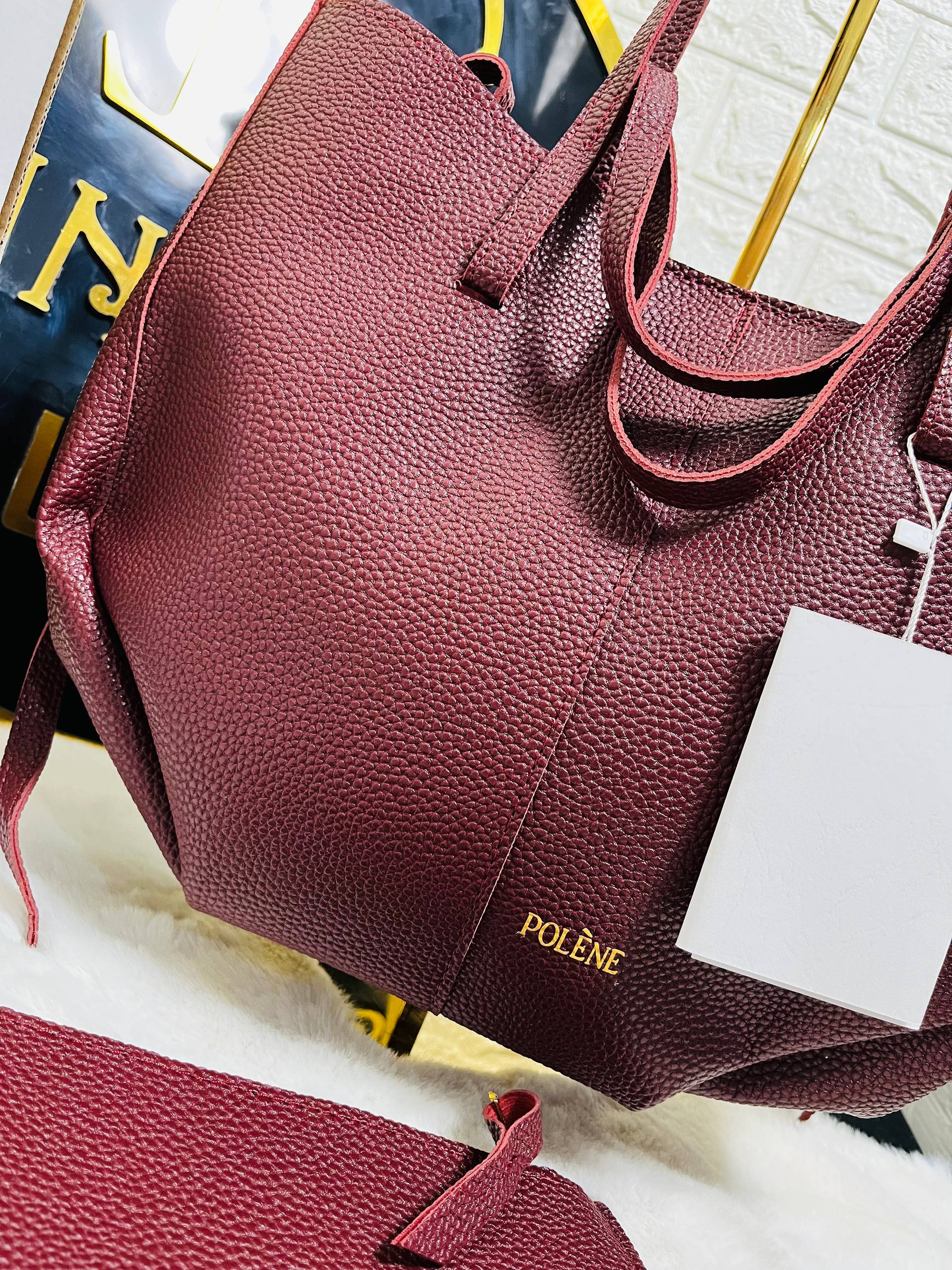 Sac Polène Femme 2 Pièces – Sac à Main + Pochette