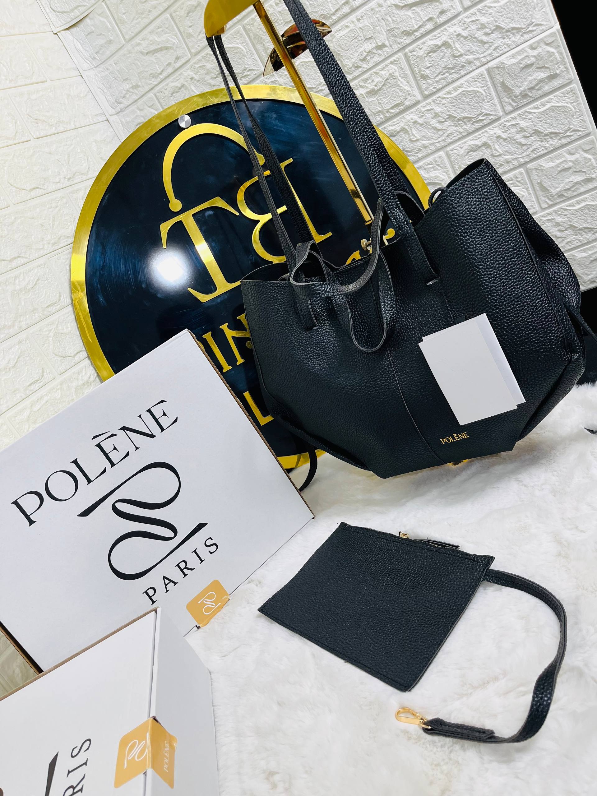 Sac Polène Femme 2 Pièces – Sac à Main + Pochette